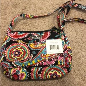 Vera Bradley Little Crossbody. Parisian Paisley